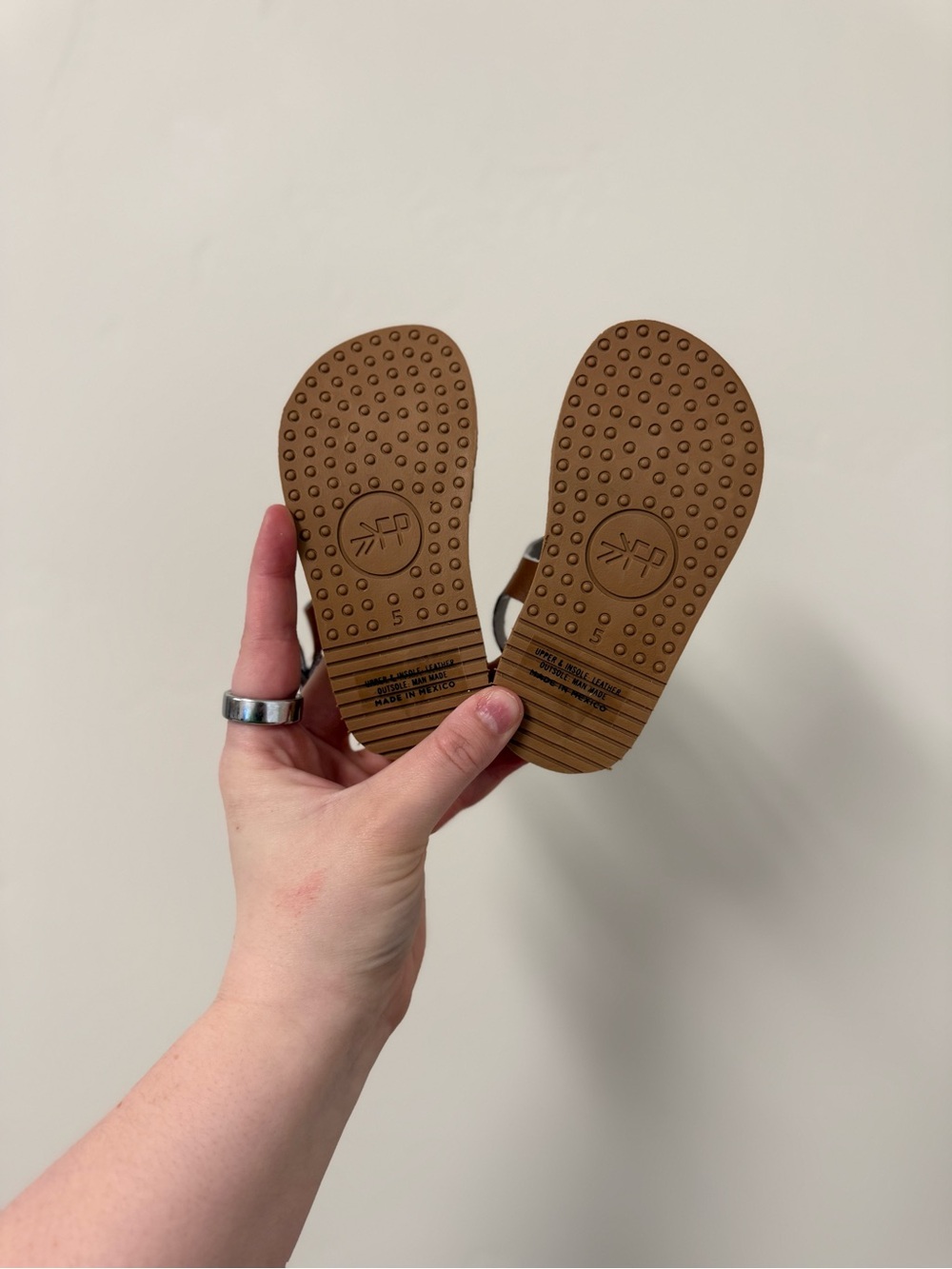 Freshly Picked Brown Leather Double-Buckle Sandals - Picture 2 of 3